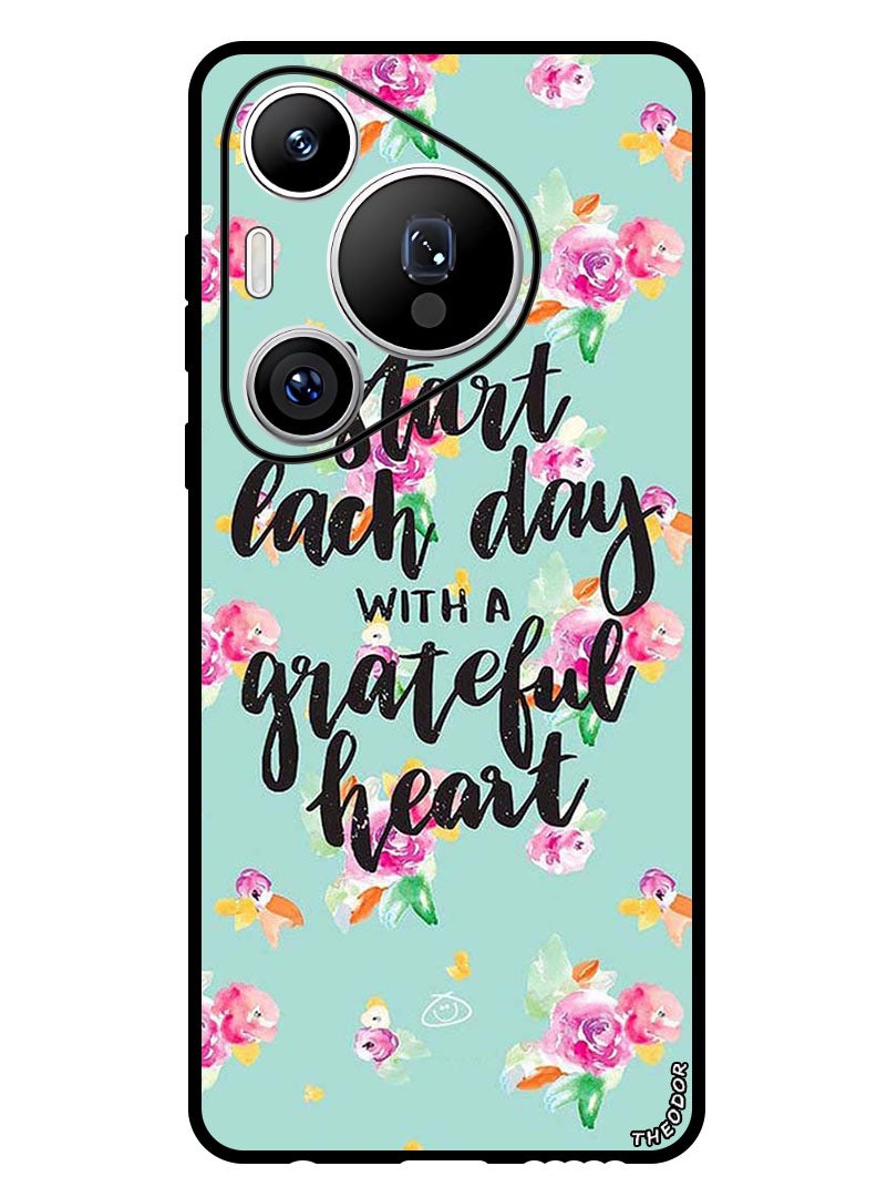 Theodor Protective Case Anti Scratch Shock Proof Bumper Cover For Huawei Pura 70 Pro Grateful Heart - Image 1