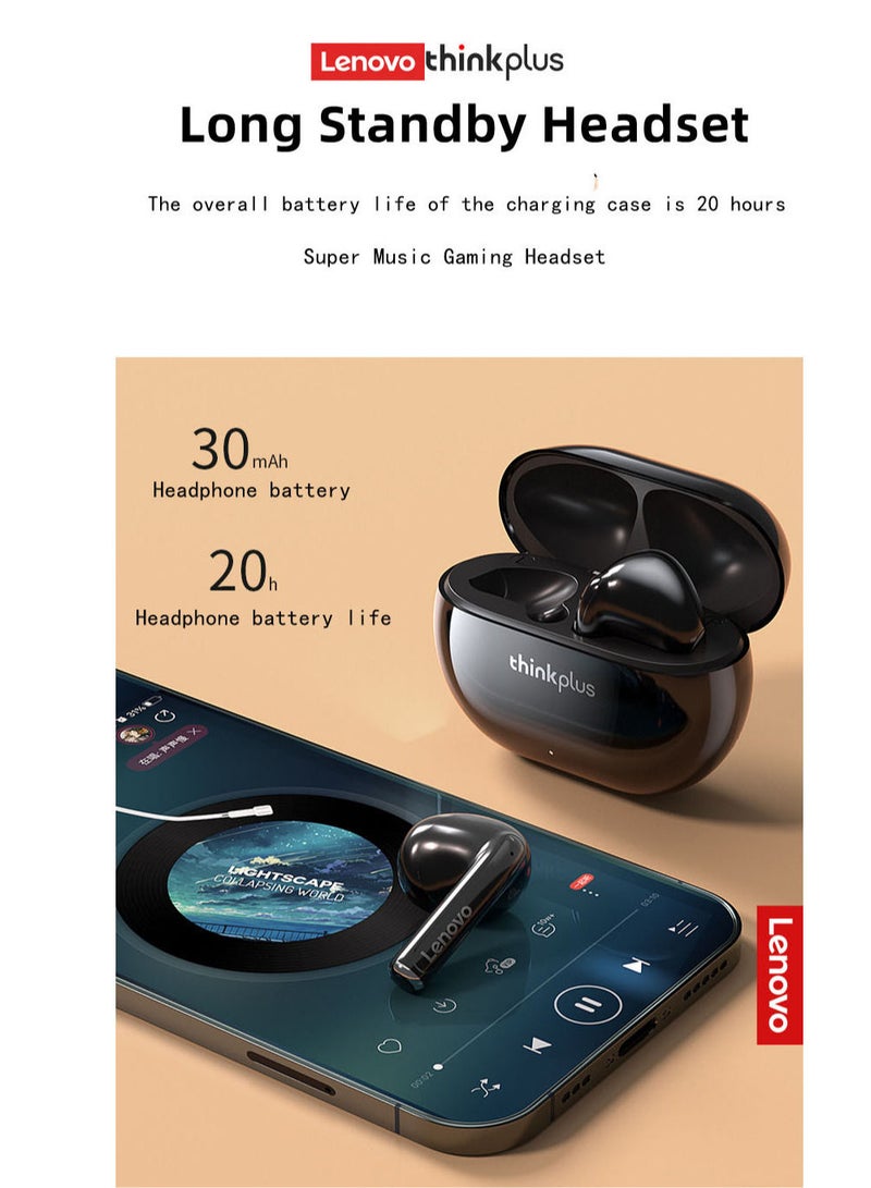 Lenevo Lenovo XT93 Earphone Bluetooth 5.2 Long Standby 250mAh Battery Headphone HiFi Bass Stereo Sports Earbuds Dual HD Microphone Headset - Image 4