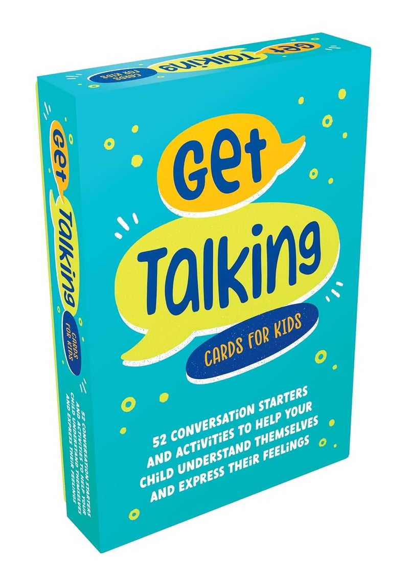 VIE Get Talking Cards for Kids: 52 Conversation Starters and Activities to Help Your Child Understand Themselves and Express Their Feelings - Image 1