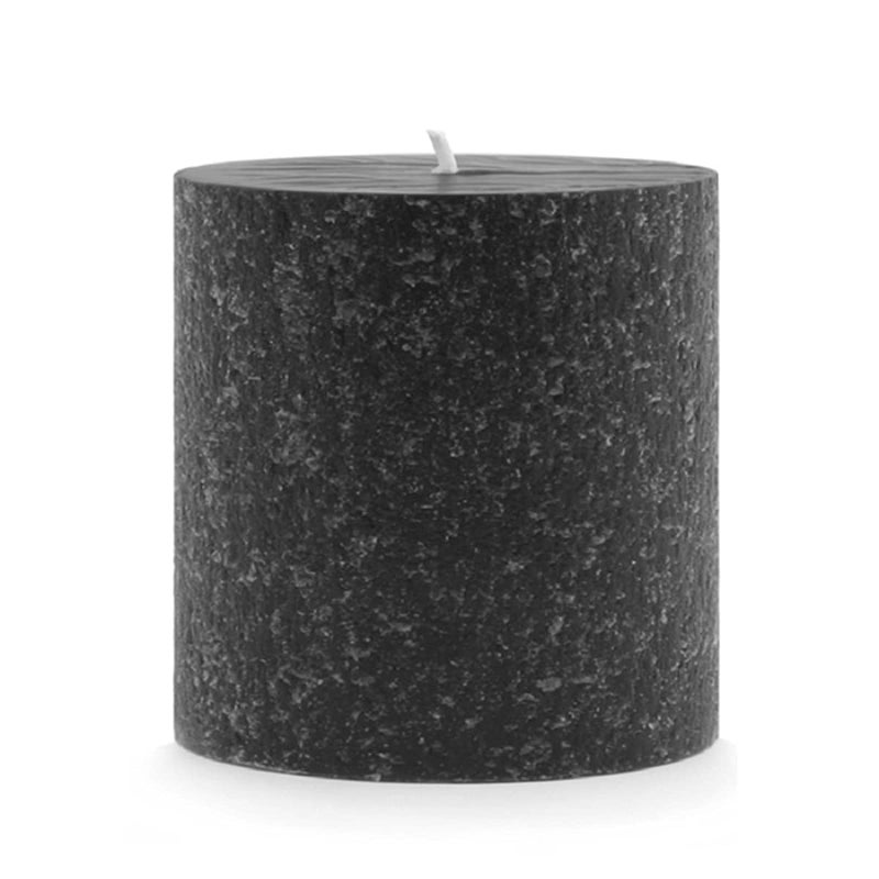 Root Candles Unscented Candles Premium Beeswax Blend Pillar Candle, 3 x 3-Inch, Black - Image 4