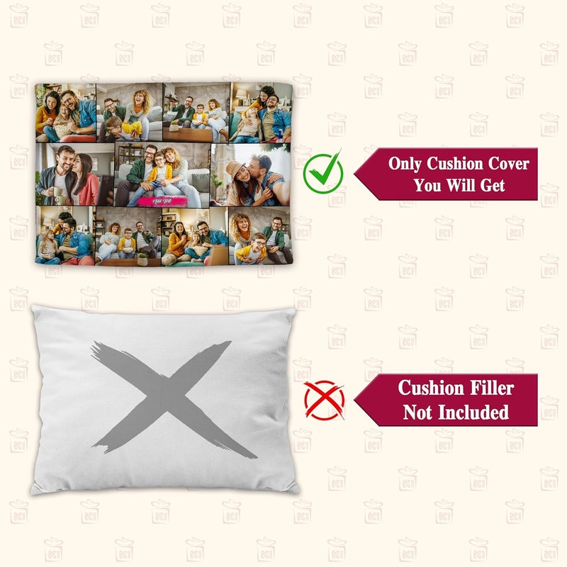 K1Gifts Personalized Gift Custom Photo Pillow for Birthday Gift Valentines Day Gift Birthday Gifts for Girls Boys Gift for Girlfriend Gift for Boyfriend 16x24 inch A102 - Image 5