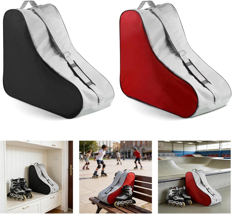Foldable Roller Skate Backpack Having Strengthened Zipper for Long Lasting Use Sports Equipment Storage - Image 2