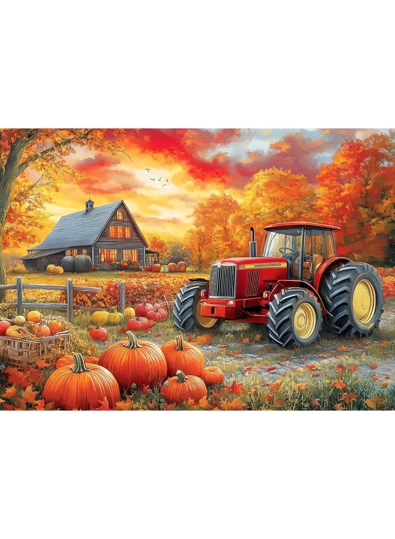 1000 piece puzzle, color oil painting themed puzzle, puzzle, entertainment and leisure, decorative puzzle, suitable for adults and children to use - Image 1