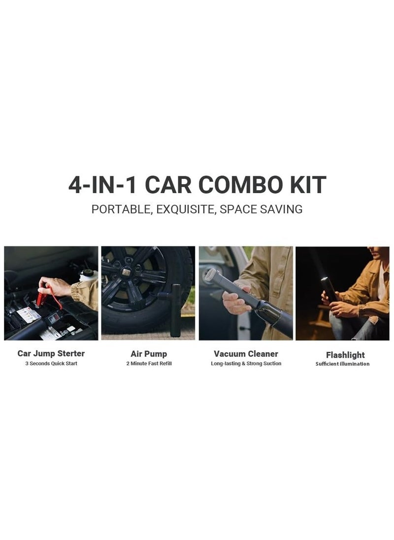 Generic CRONY K2 4in1 Portable Car Combo Kit Car Charger  - Image 3