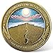 CYOUNG Footprints in The Sand Christian Challenge Coin Inspirational Scripture Medallion with DualSided Design - Image 2
