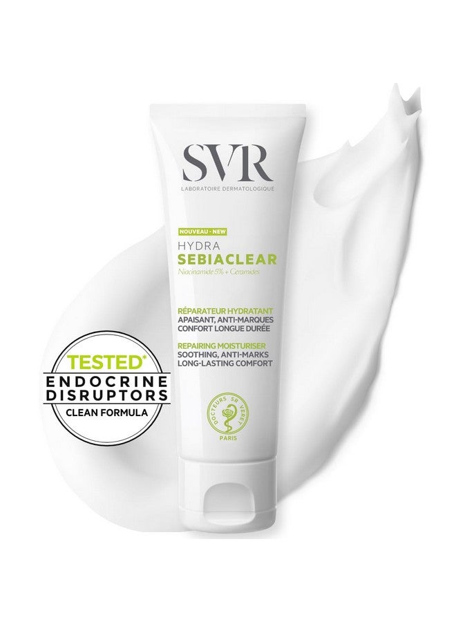 اس في أر كريم ترطيب الوجه SVR Sebiaclear - مرطب مهدئ، يقلل من ظهور العلامات، مع النياسيناميد وحمض الهيالورونيك والسيراميد للبشرة الدهنية الحساسة، غير كوميدوغينيك. 1.4 أونصة. - Image 1