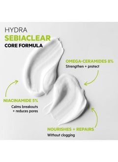 SVR SVR Sebiaclear Moisturizing Face Cream - Soothing Moisturizer, Reduces the appearance of marks, with Niacinamide, Hyaluronic Acid and Ceramides for Oily Sensitive Skin, Non-Comedogenic. 1.4 oz.  - Image 2