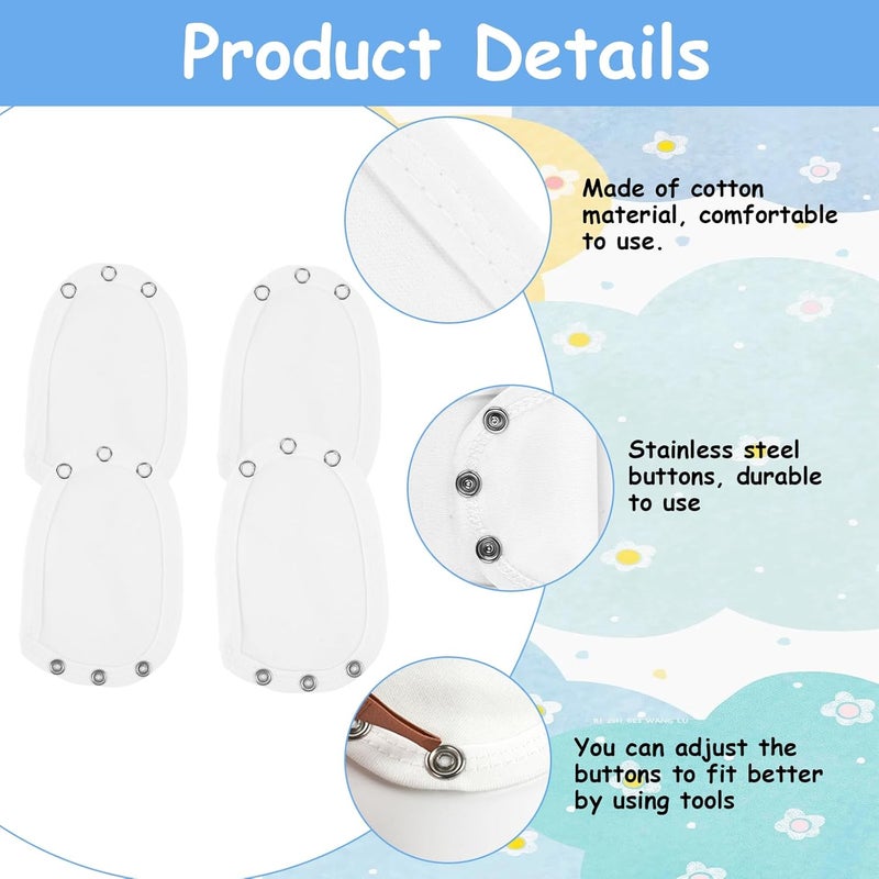 Baby Bodysuit Extender - 4 Pack - Image 3