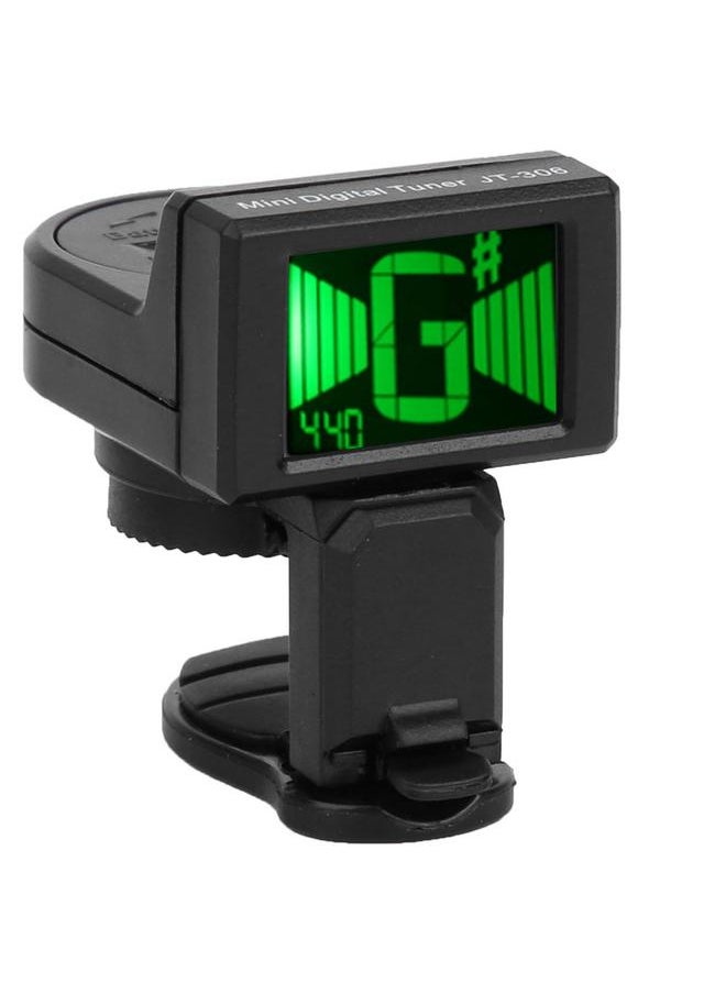 Thoraya - JT-306 Durable Electric Multifunctional Tuner Guitar Ukulele Bass Violin Accessory - Image 1