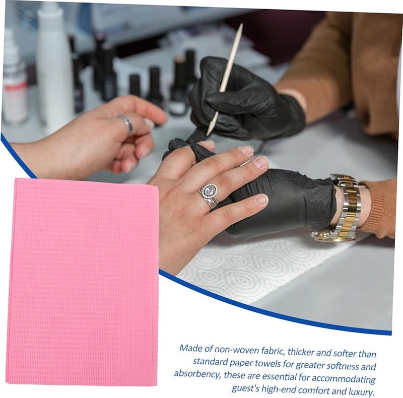 125 قطعة من مناشف فن الأظافر التي تستخدم لمرة واحدة وسجادة الطاولة غير القابلة للانزلاق لمانيكير وباديكير - Image 5