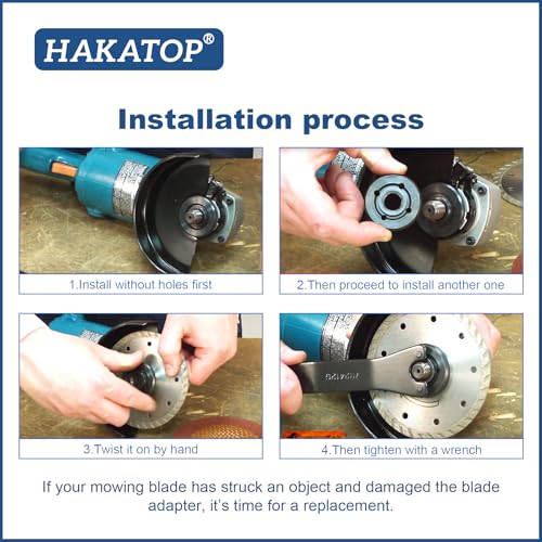 HAKATOP Angle Grinder Wrench Spanner Metal Lock Nut Fits Dewalt Makita 193465-4 Bosch Black & Decker Ryobi 4.5" 5" 5/8-11 - Image 5