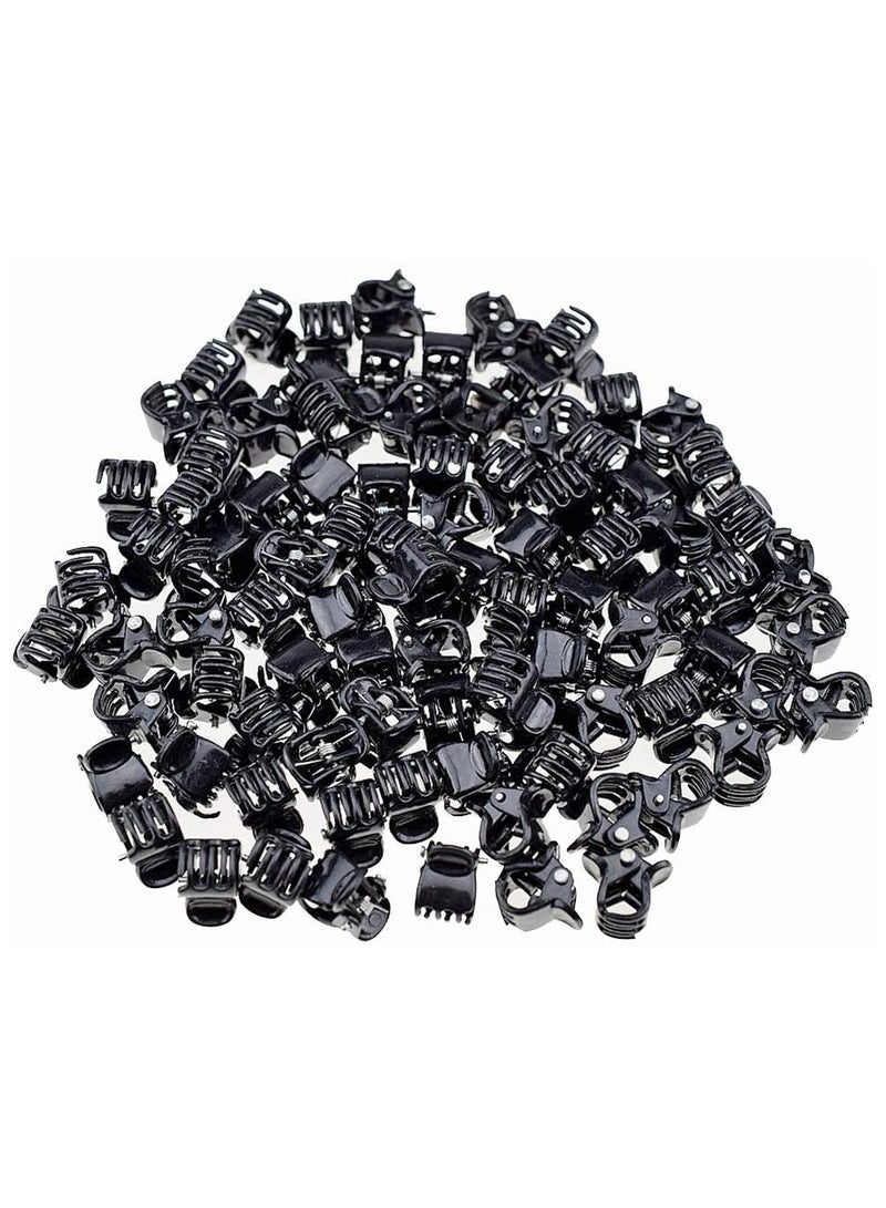 STAR BEJA STAR BEJA 100pc 1cm Hair Claws Clip for Women Girls Plastic Mini Hairpin Hair Clip Clamp - Image 1