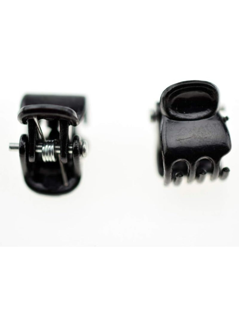 STAR BEJA STAR BEJA 100pc 1cm Hair Claws Clip for Women Girls Plastic Mini Hairpin Hair Clip Clamp - Image 5
