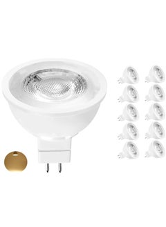 10 Pack MR16 LED Bulb Non Dimmable, GU5.3 Bi-Pin Base MR16 LED Bulbs, 7W (70W Equivalent) 3000K Warm for Spot Lights, Recessed, Tracking Lights, 240V