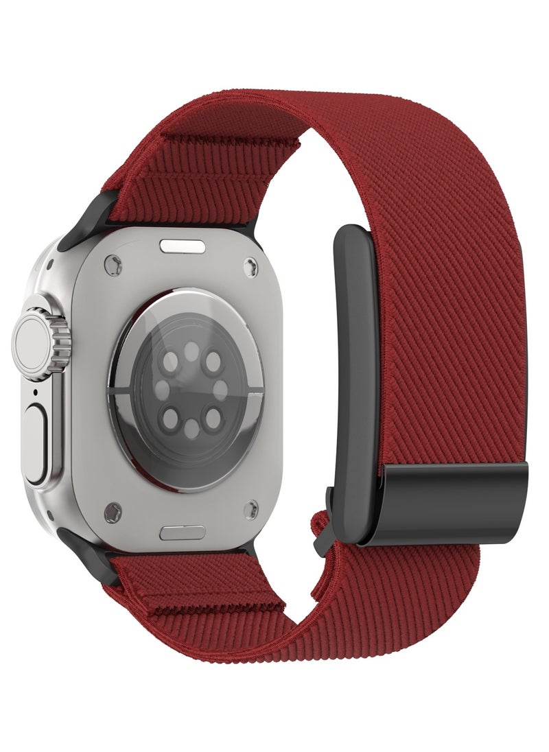 TEMPO - Nylon Sport Band compatible with Apple Watch and Whoop 4.0, Hybrid watch band - Odor-resistant breathable sport Strap adjustable fabric wristband for Whoop 4.0 and iWatch 49mm, 46mm, 45mm, 44mm, 42mm - Image 1