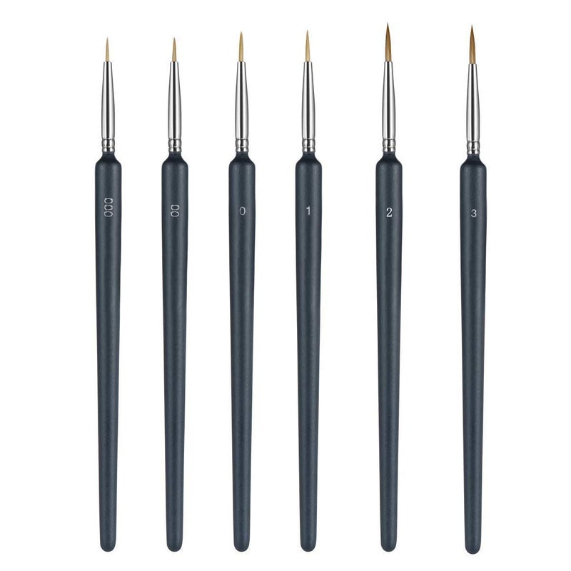 Authentic Store Artists Taklon Watercolour Acrylic Miniature Brush Set of 5