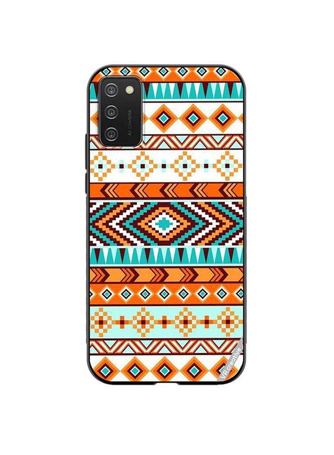 VR CREATIVE Protective Case Cover For Samsung Galaxy A03s Layer Design Multicolour - Image 1
