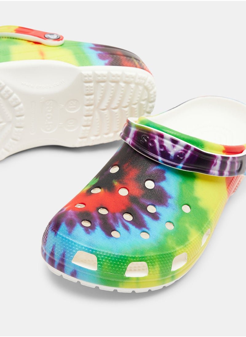 crocs - Classic Tie Dye Graphic Clogs - Image 1