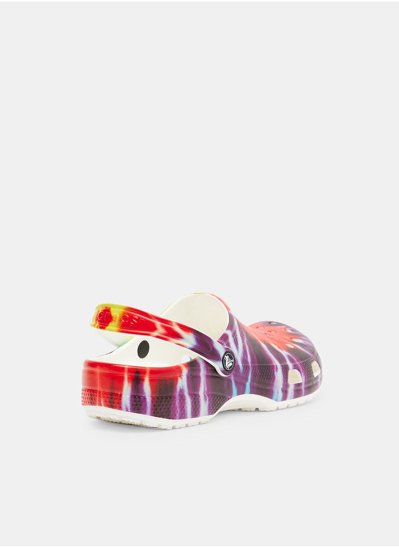 crocs - Classic Tie Dye Graphic Clogs - Image 1