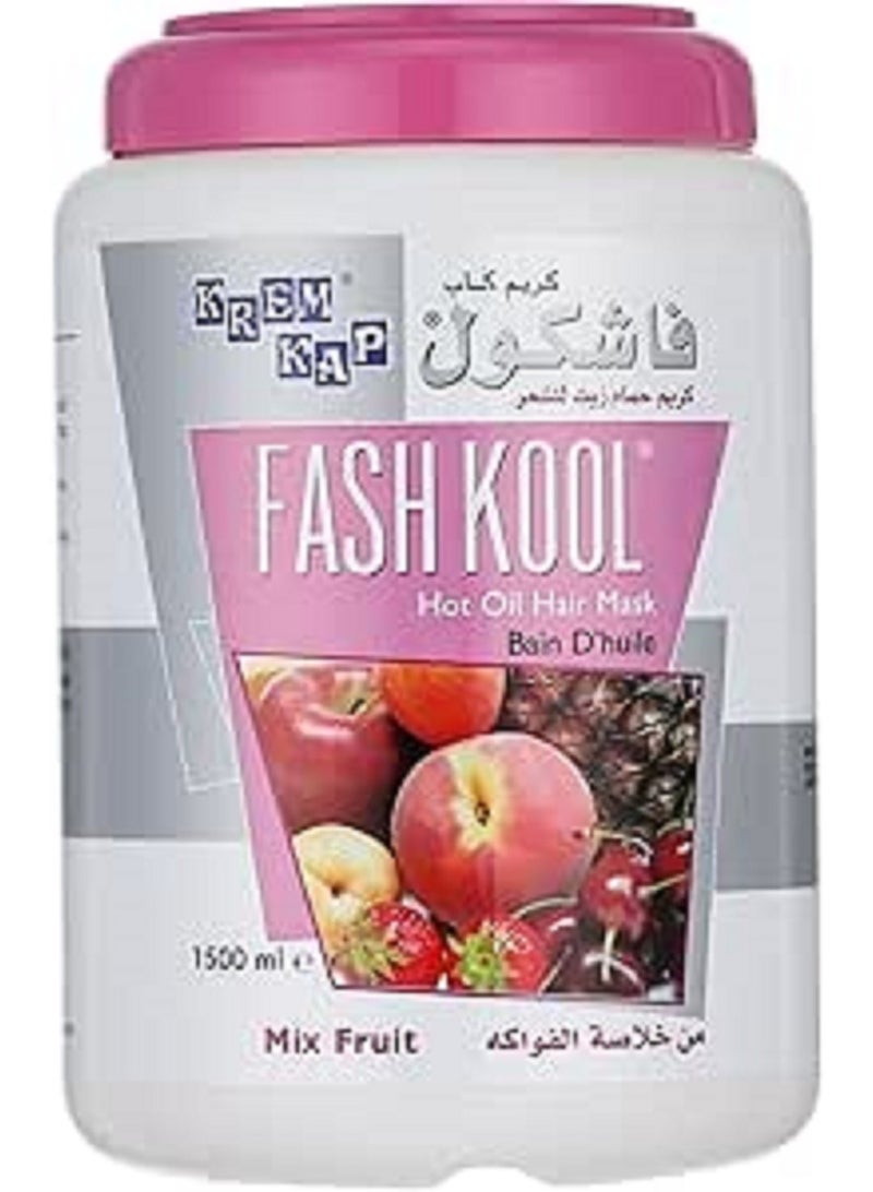 Fash Kool Fashkool mixed fruits extract hot oil hair mask 1500 ml , 3032229 - Image 1