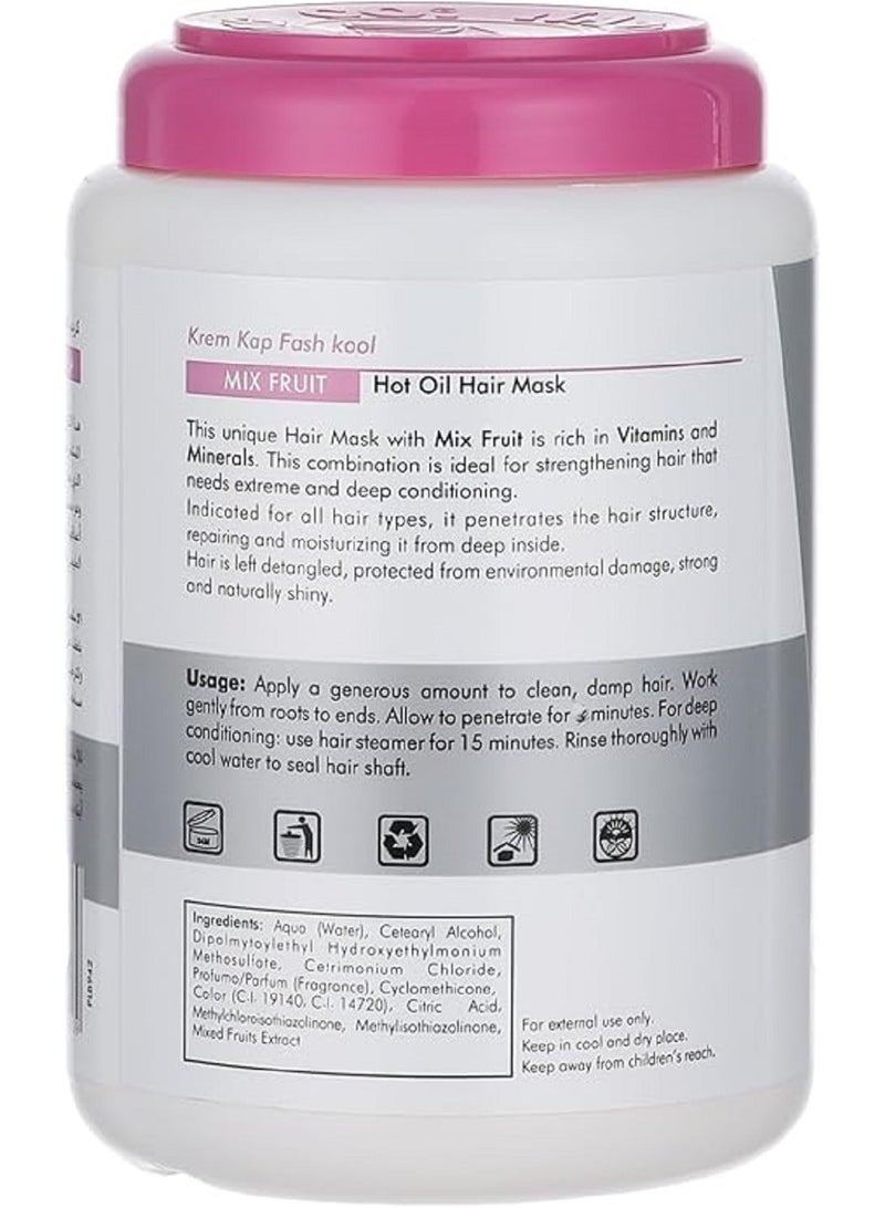 Fash Kool Fashkool mixed fruits extract hot oil hair mask 1500 ml , 3032229 - Image 2