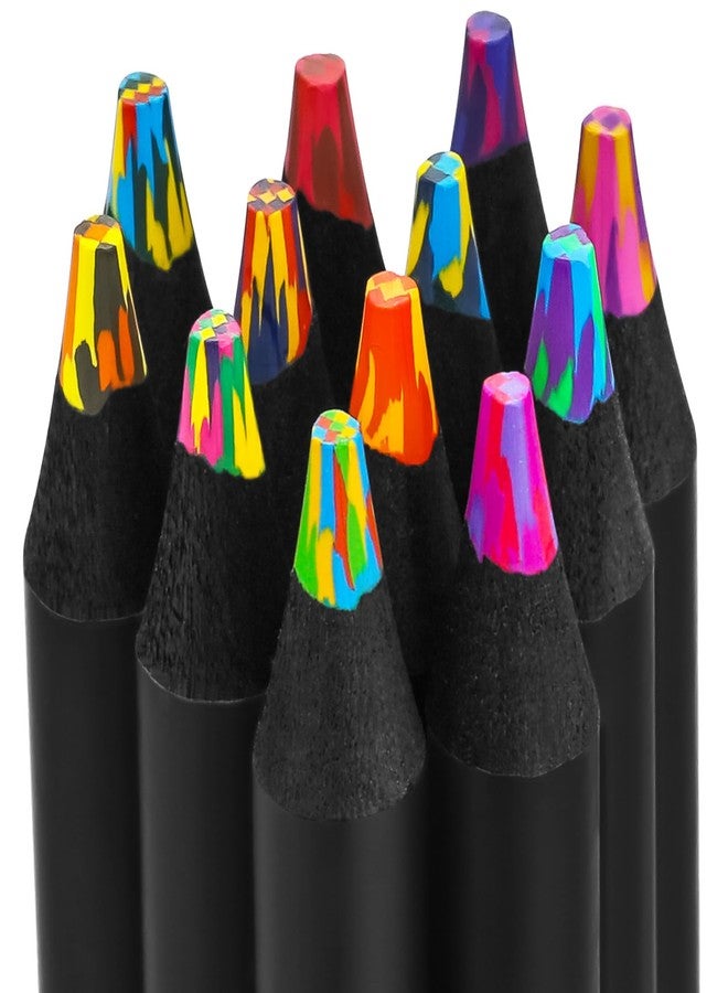 LIGETON Easter Basket Stuffers for Teens Kids,Easter Basket Essentials,Art Supplies Trendy Stuff for Girls Boys Classroom School,12 Rainbow Colored Pencils for Adults,Birthday Gifts Party Favors Christmas - Image 1