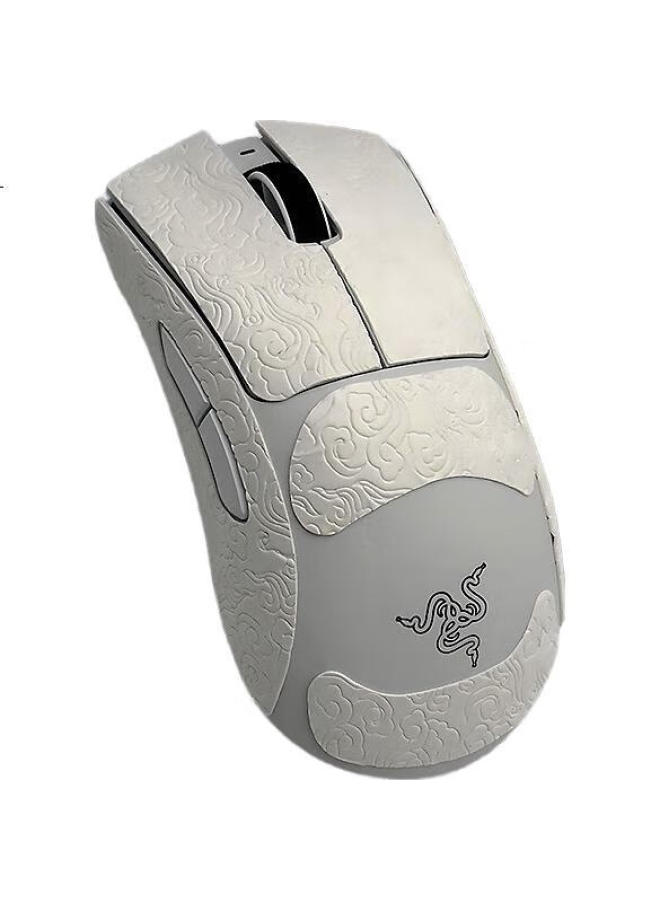 Jplayer Viper Standard Edition Mouse Anti-Slip Sweat-Proof Hand Special Side Sweat-Absorbing Sticker E-Sports Wireless Mouse Sticker Black Auspicious Cloud Pattern Full Coverage - Image 3