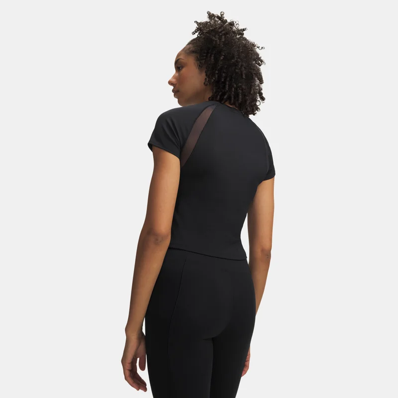 Under Armour Black Women's Motion Mesh Training T-Shirt for Women | Best Price UAE