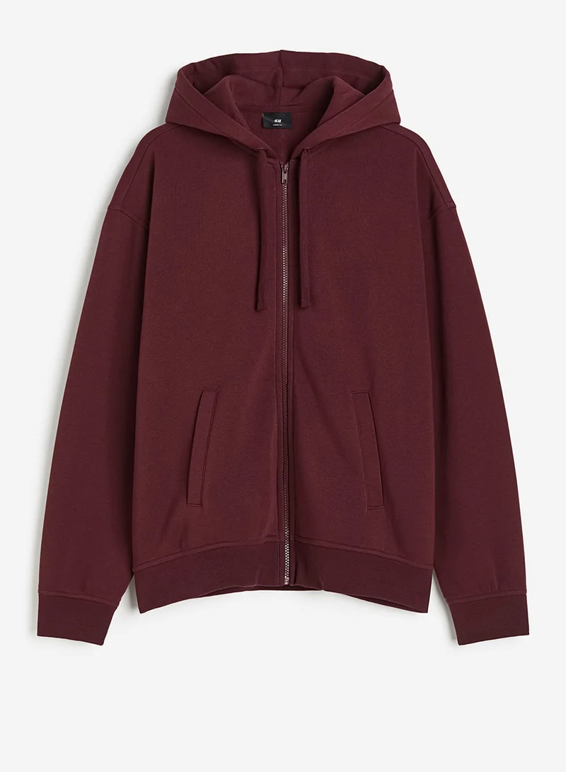 اتش اند ام Relaxed Fit Zip-Through Hoodie