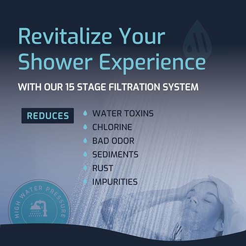 Mist Shower Filter for Hard Water Improves Skin, Hair, and Nails - High Output Shower Head Filter Softens Water and Removes Chlorine and Heavy Metals, Chrome - Image 4