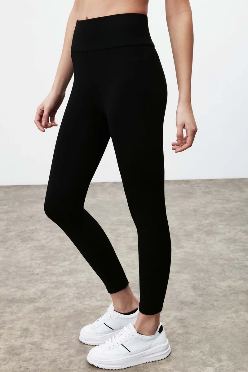 جريميلانج Monroe Women's Comfort Fit Basic Black Leggings