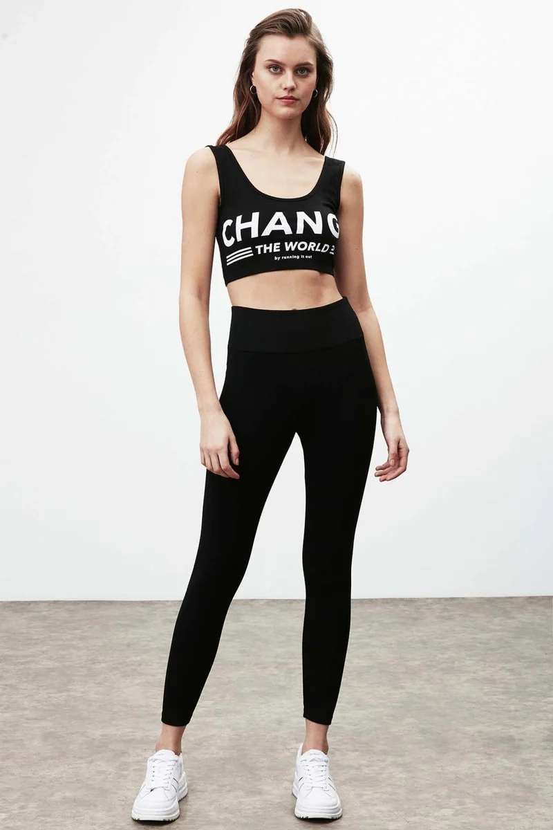 جريميلانج Monroe Women's Comfort Fit Basic Black Leggings