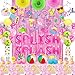 FINDRICH 59Pcs Splish Splash Birthday Decorations Pool Birthday Party Decorations Happy Birthday Banner Beach Ball Cake Topper for Kids Swimming Water Luau Tropical Hawaii Beach Birthday Bash Party Supplies - Image 2
