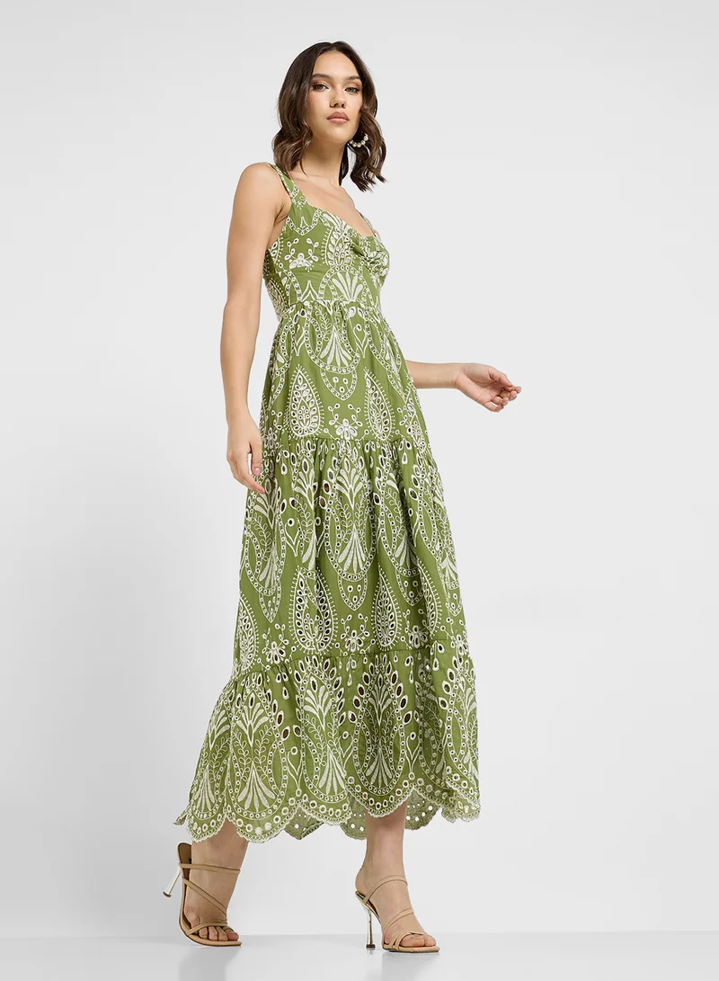 ELLA Strappy Shiffli Dress
