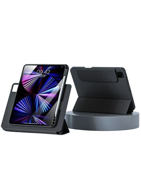 جراب iPad الجيل العاشر الجديد، جراب قابل للطي مع حامل قلم رصاص، غطاء واقٍ رفيع قابل للطي، مع ظهر ناعم من مادة TPU، إيقاظ/سكون تلقائي، لجهاز iPad 10 10.9 بوصة 2022، جراب ذكي قابل للطي مع حامل ثلاثي