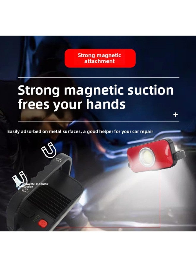 Outdoor Work Lamp Strong Light Lighting Portable COB Strong Magnetic Long Endurance Maintenance Lamp Site-Power:Zy-712  - Image 3