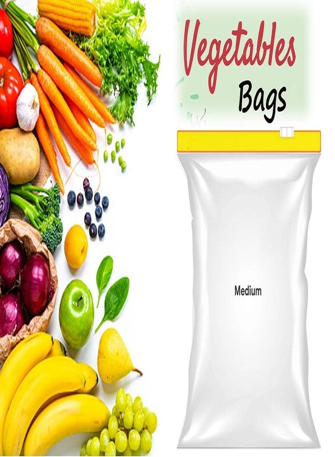 DRUDRAYA Zip lock Pouches, Zip lock Bag For Storage, Freezer RE-USABLE Zipper Bags, Ziplock Bags For Fridge Storage, Medium 9"X 10"(22.86cm X25.4cm)(Yellow 25 Piece) - Image 3