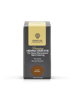 PARALLEL PRODUCTS Parallel Products Spot Color Henna Kit - Henna Hair Dye - 3 grams - Tint for Professional Spot Coloring - With Mixing Dish - Covers Grey Hair - Root Touch Up (Light Brown)  - Image 5