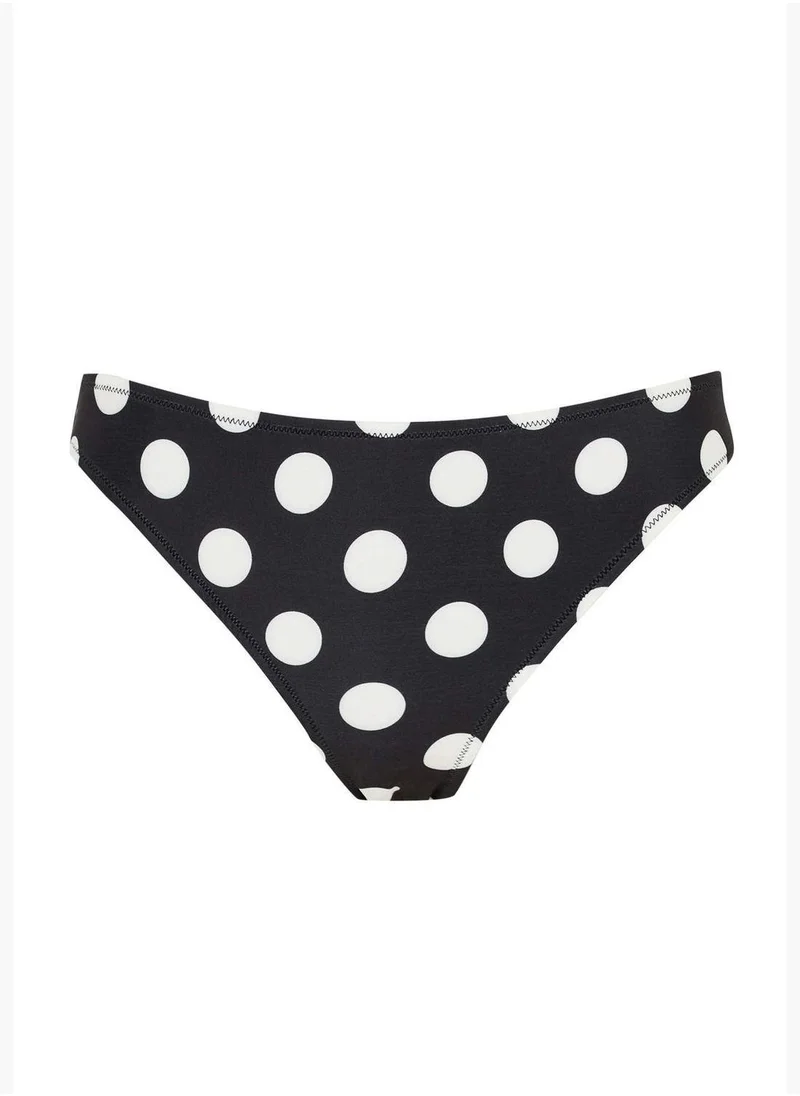 DeFacto Regular Fit Polka Dot Printed Bikini Bottom