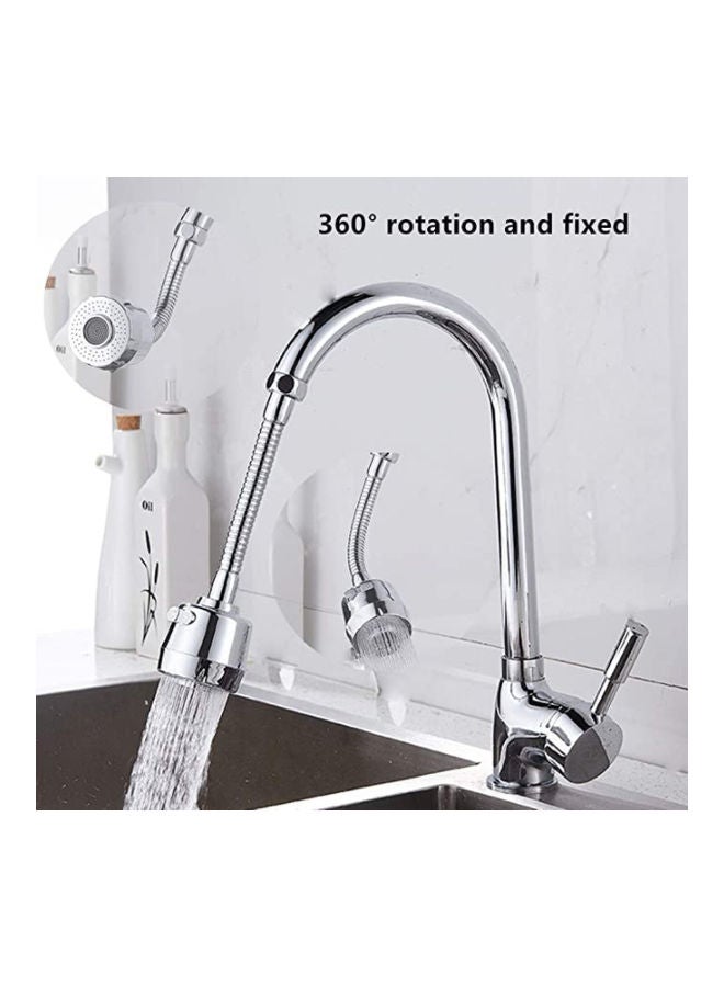 360 Degree Rotating Faucet Sprayer Silver 18.6x10.8x5.5cm - Image 4