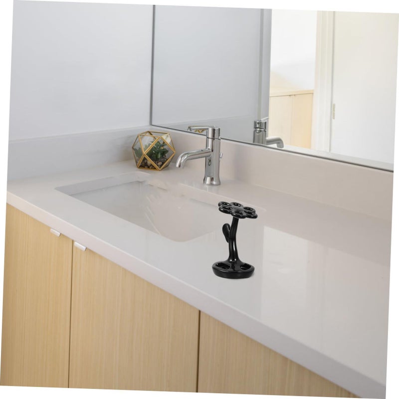 Ceramic Toothbrush And Makeup Brush Holder Organizer For Bathroom Vanity - Image 5
