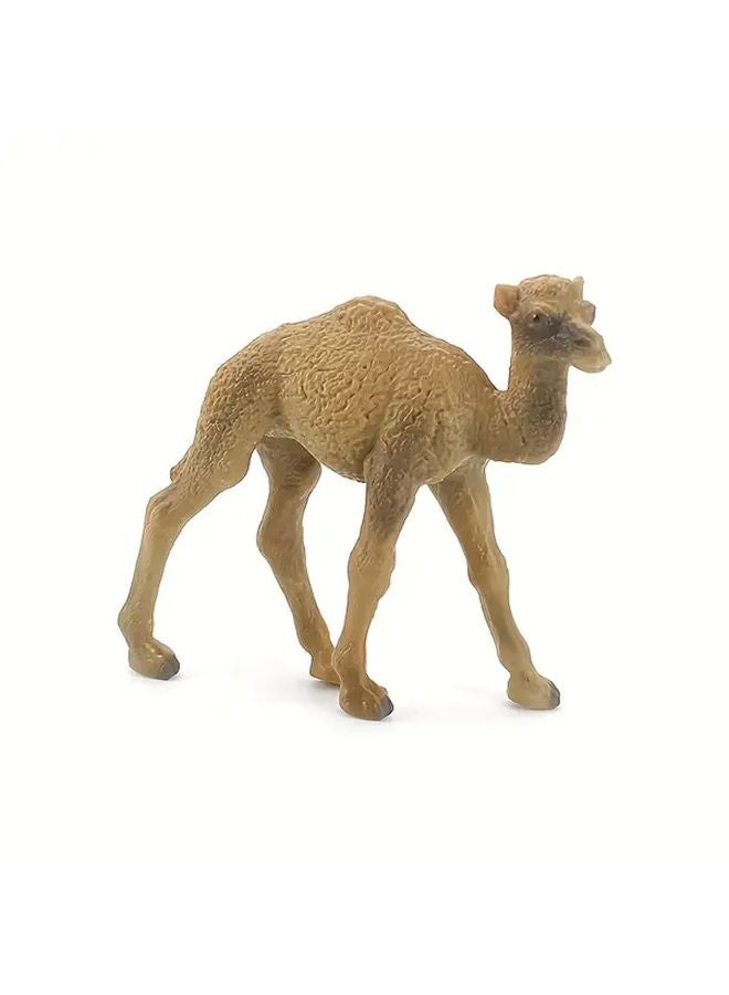 Small Dromedary Camel Realistic Desert Figurine Educational Toy For Cognitive Development - Image 1