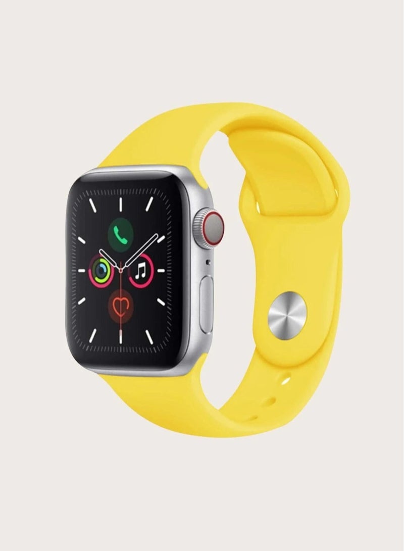 Apple Watch Band Replacement Strap For Series 5/6/7 42/44/45mm Yellow - Image 2