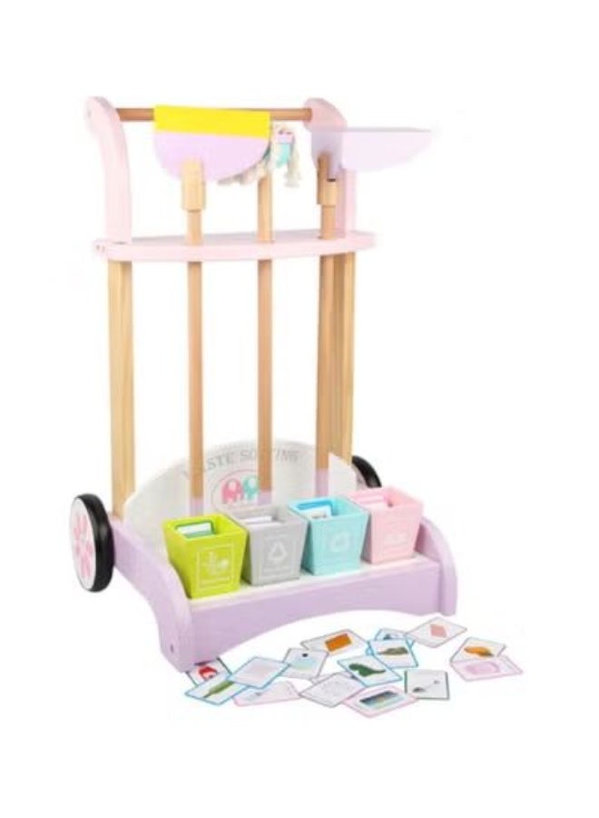 Goolsky 8‑Piece Wooden Detachable Cleaning Toy Set, Kids Pretend Play Housekeeping Cleaning Tool Kit, Educational Role‑Play Toy for Toddlers - Image 2