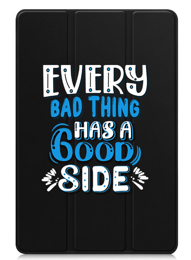 Theodor Protective Flip Case For Xiaomi Redmi Pad Pro (2024) With Trifold Stand Auto Wake Sleep Shockproof Cover EVery bad thing has a good side - Image 1