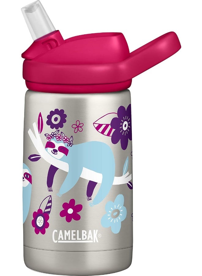 CAMELBAK زجاجة كاملباك إيدي+ للأطفال سعة 12 أونصة، معزولة فراغيًا من الفولاذ المقاوم للصدأ - Image 1