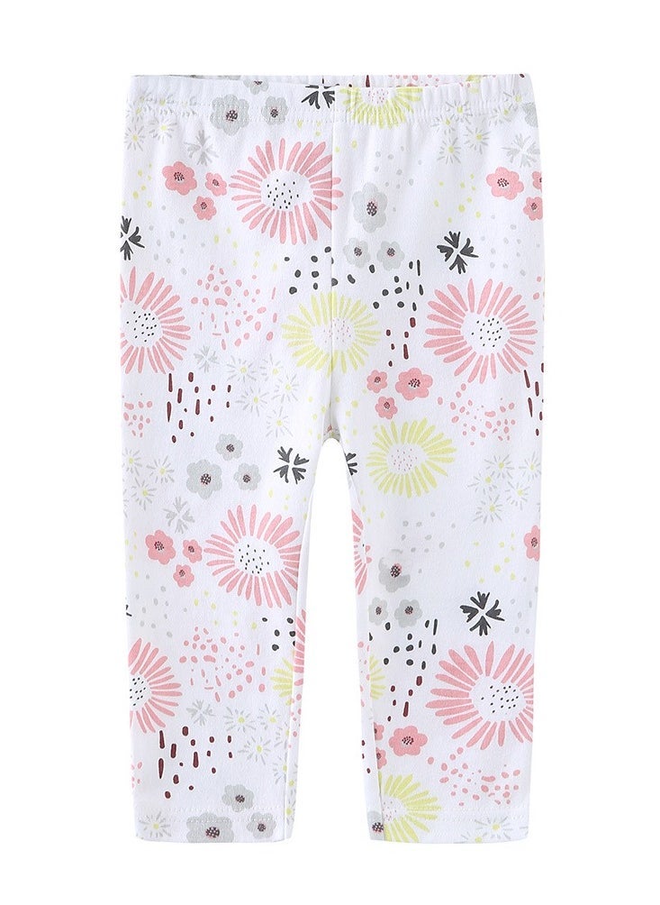 4-Pack Of Elastic Breathable Cotton Trousers For Infants And Young Children - Image 3