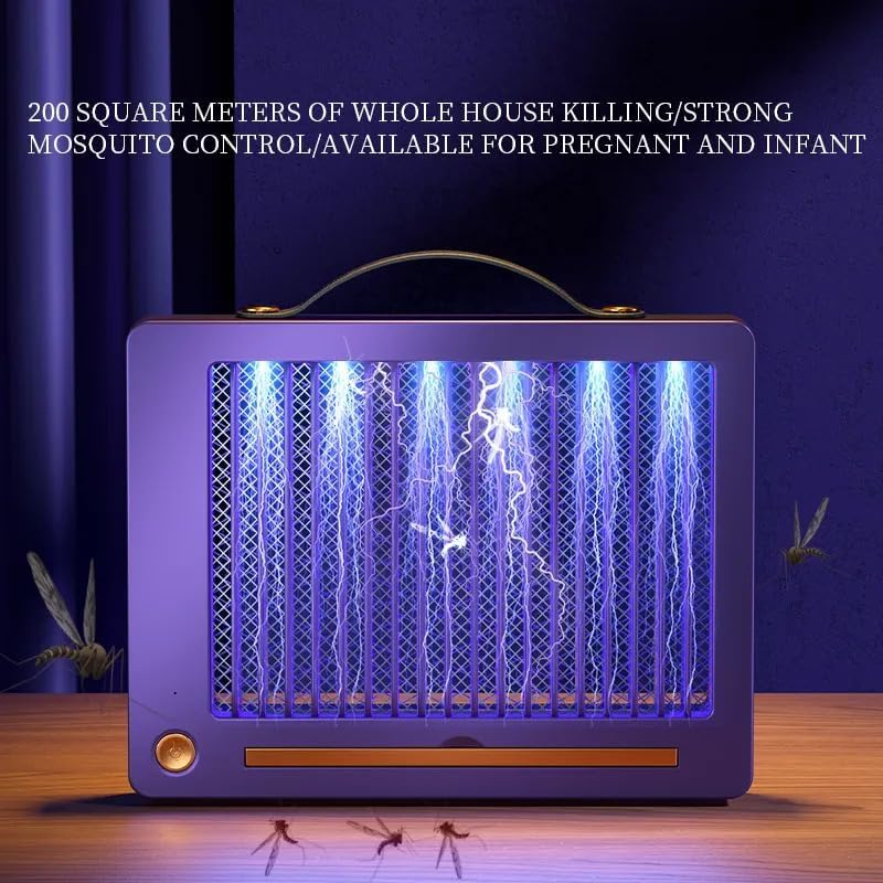 Sampri Mosquito Lamp International Eco-Friendly-Bug-Zapper Electric-Mosquito Lamp Dual Mosquito Zapper Lamp Indoor Insect Trap Portable Killer Catcher Trap Machine - Image 3