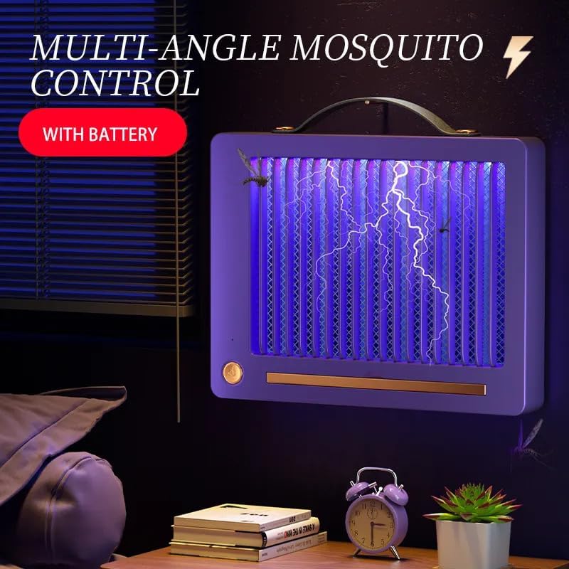 Sampri Mosquito Lamp International Eco-Friendly-Bug-Zapper Electric-Mosquito Lamp Dual Mosquito Zapper Lamp Indoor Insect Trap Portable Killer Catcher Trap Machine - Image 5