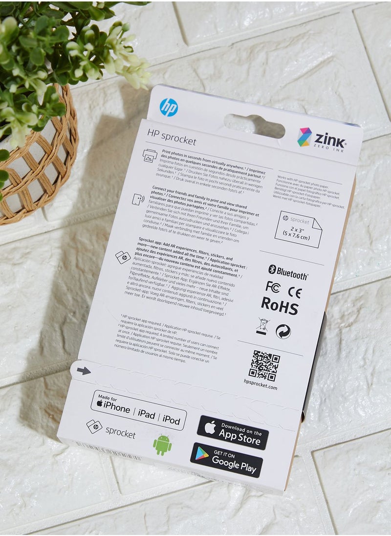 HP - Hp Sprocket Portable Instant Photo Printer - Image 1